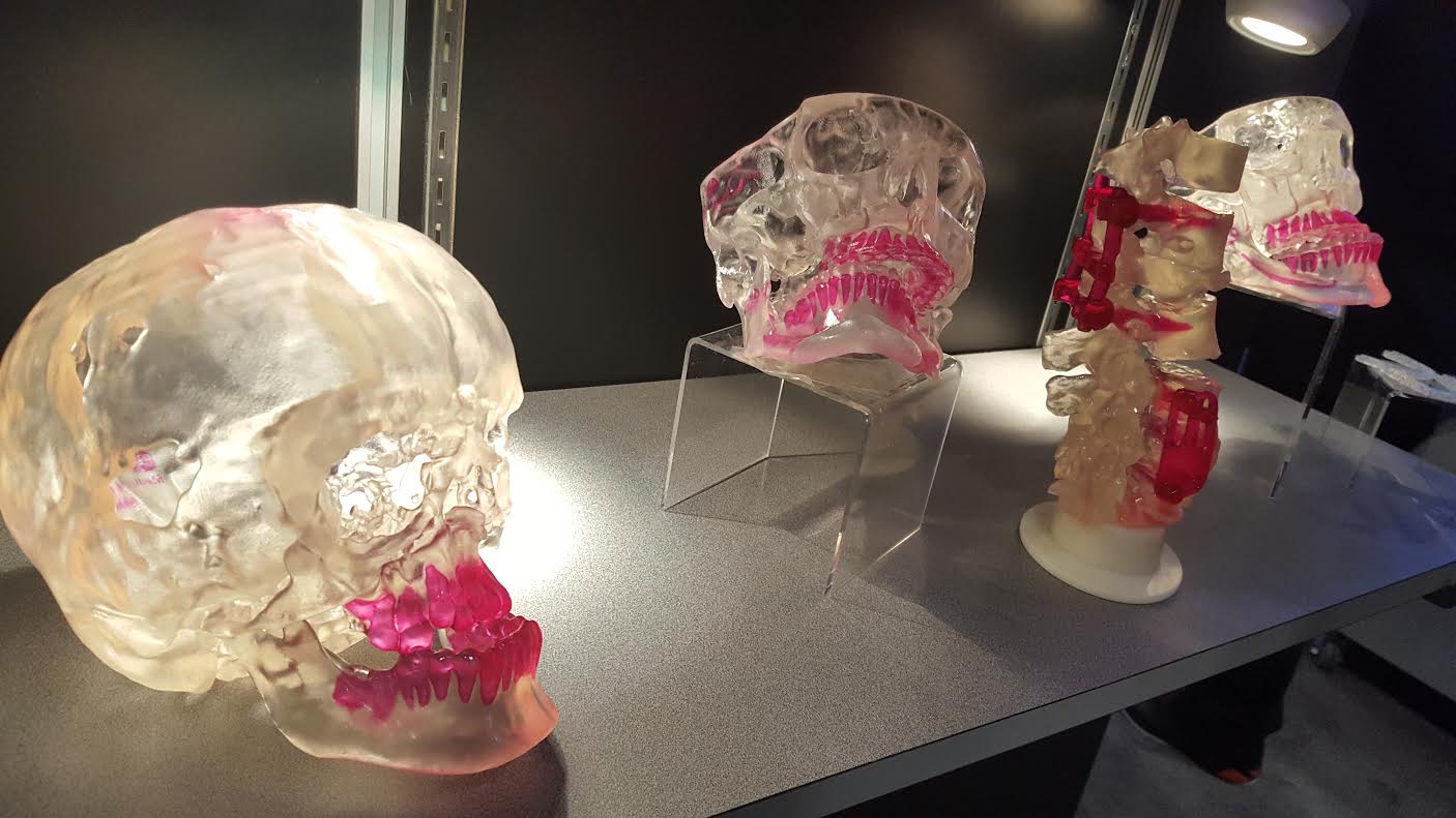 PolyJet 3D printed full-colour anatomical models